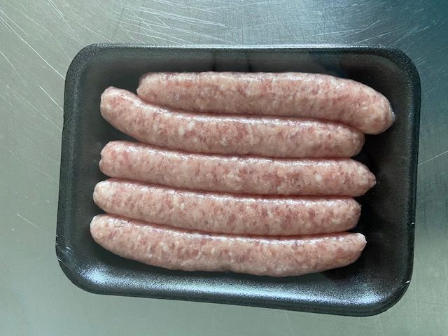 5 Thin Pork Sausages Retail 1/2 pack
